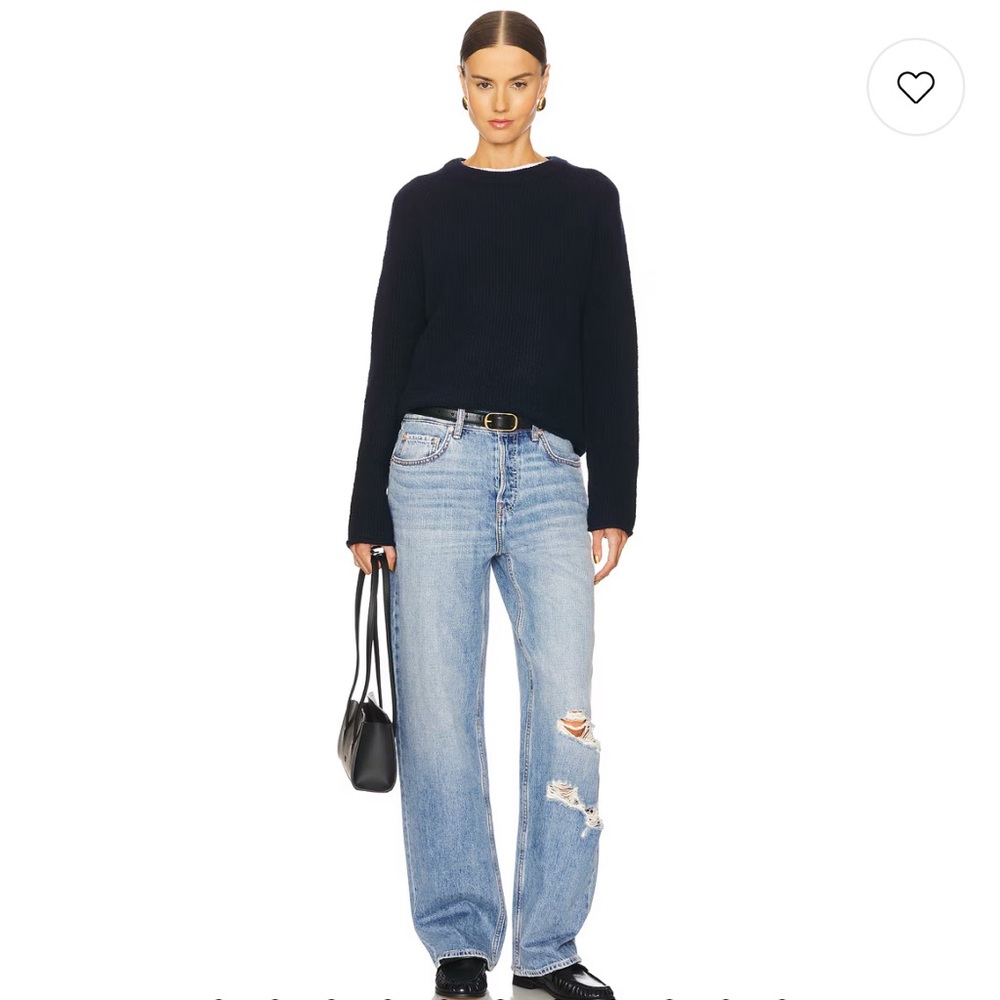 GRLFRND Bella Low Rise Boyfriend Jeans Distressed 90s Denim 28